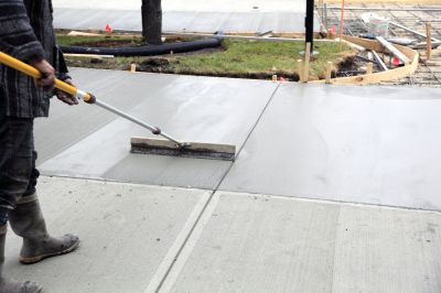 Fall Concrete Work