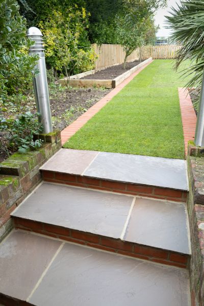 Backyard Steps Installation in Fresno