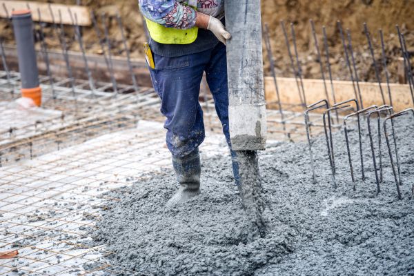Cabin Foundation Pouring in Fresno