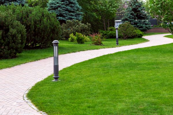 Backyard Sidewalk Installation in Fresno